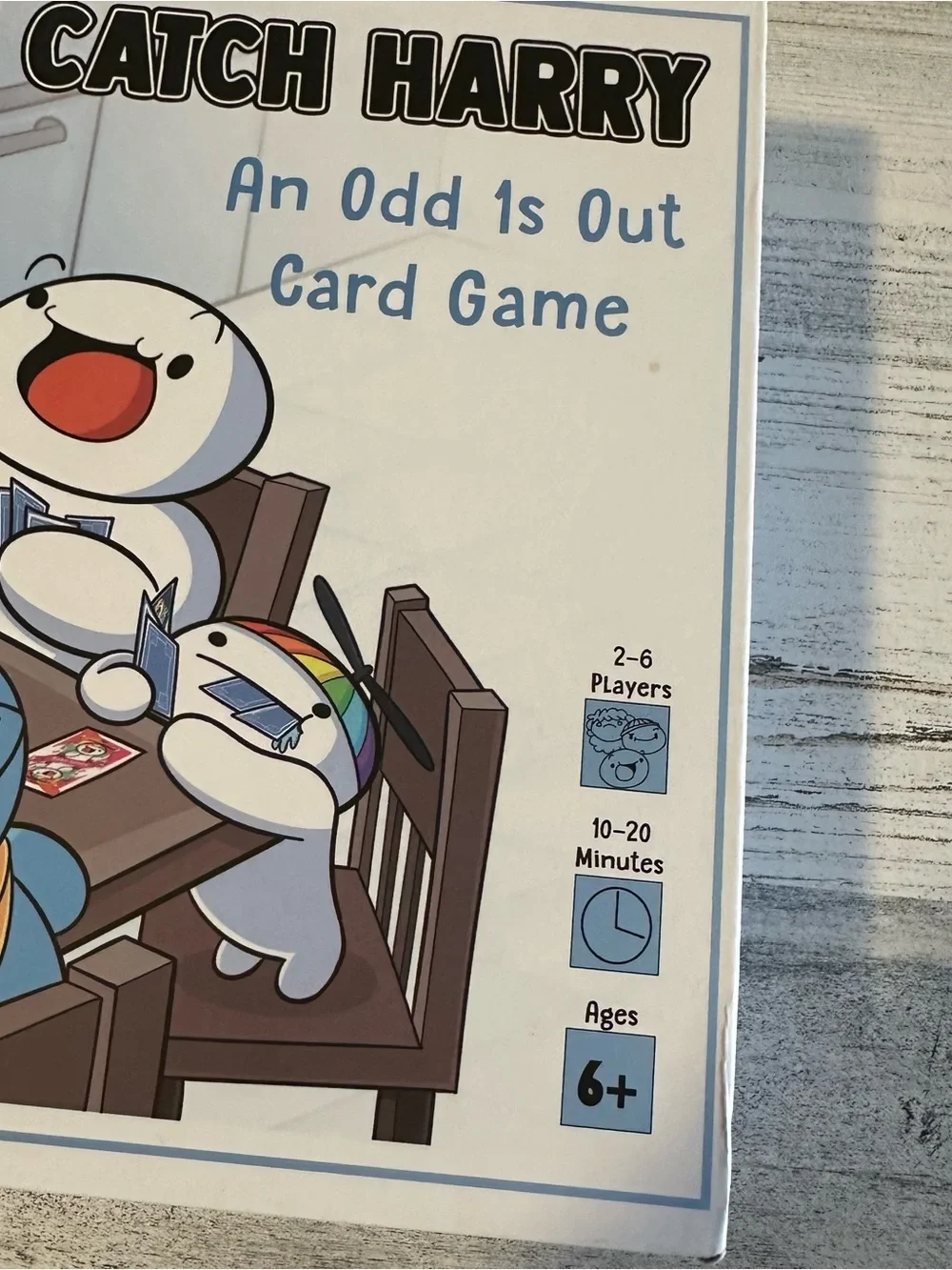 Can't Catch Harry An Odd 1s Out Card Game Original Game 2-6 Players Ages 6+
